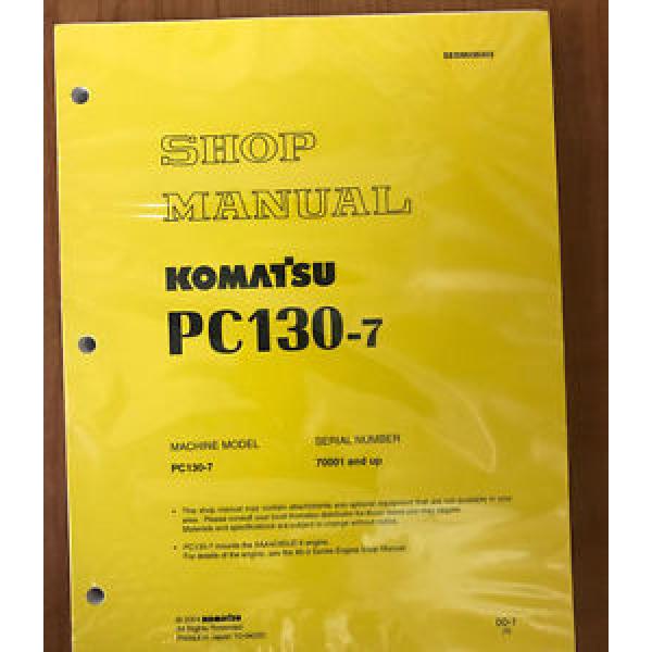 Komatsu  PC130-7 Excavator Service Shop Repair Manual 70001 and up #1 image