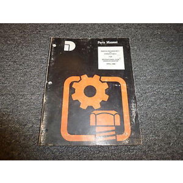 Komatsu Dresser TD8E Crawler Tractor Dozer Parts Catalog Manual Manual Book #1 image