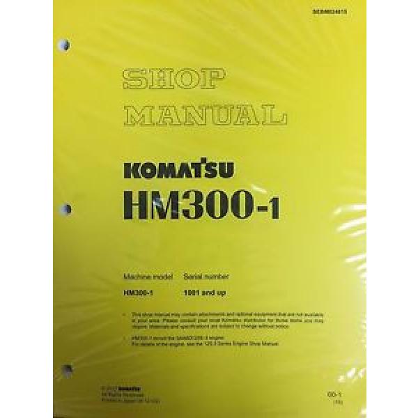 Komatsu HM300-1 Shop Service Manual Articulated Dump Truck #1 image