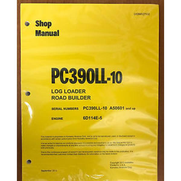Komatsu PC390LL-10 LOG LOADER Hydraulic Excavator Shop Repair Service Manual #1 image