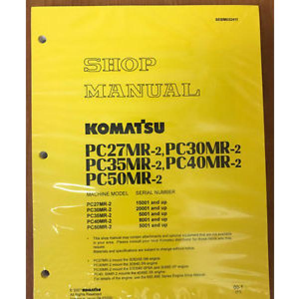 Komatsu Service PC27MR-2, PC30MR-2, PC35MR-2 Manual #1 image