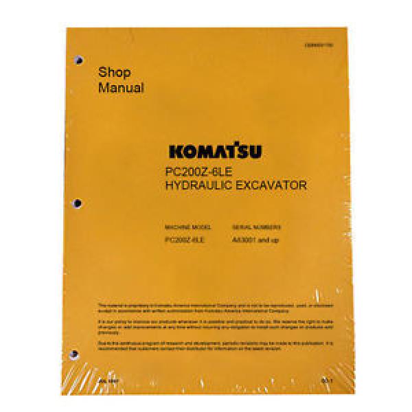 Komatsu Service PC200Z-6LE Shop Manual Book NEW #1 image