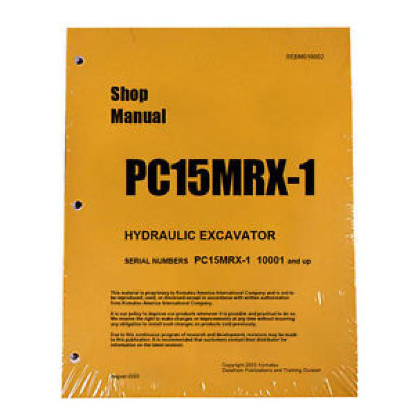 Komatsu Service PC15MRX-1 Shop Manual Book NEW #1 image