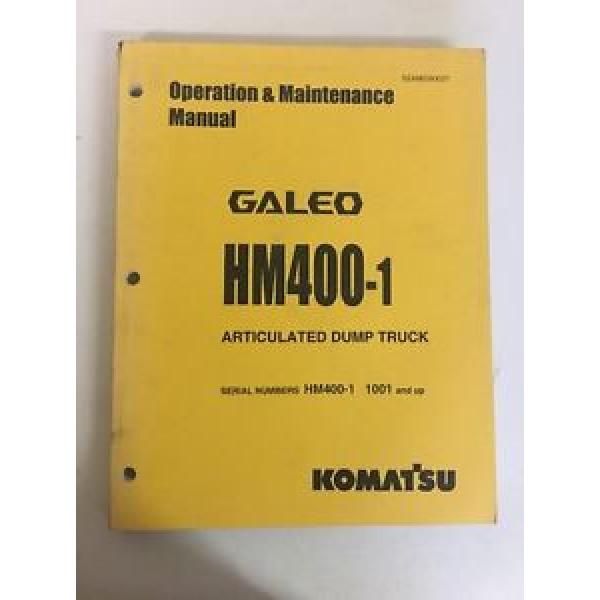 Komatsu HM400-1 Shop Service Manual Articulated Dump Truck #1 image