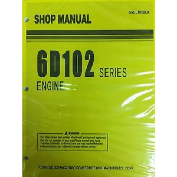 Komatsu 6D102 Series Engine Factory Shop Service Repair Manual #1 image