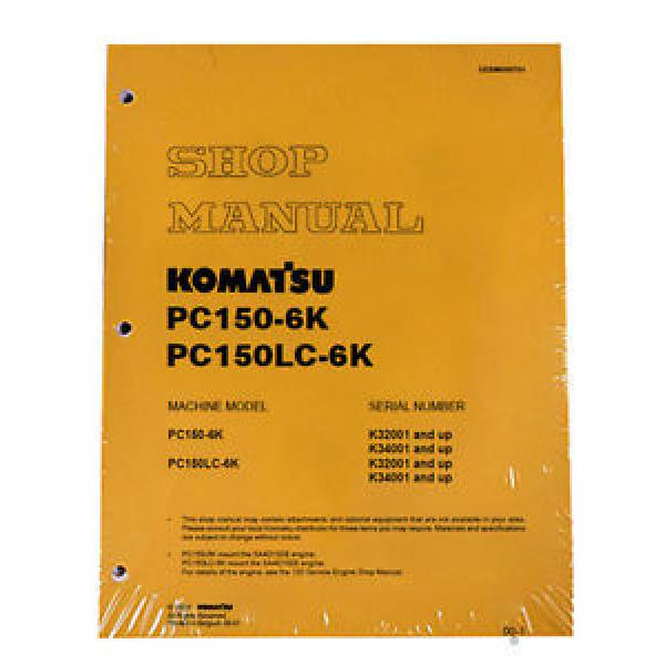 Komatsu Service PC150-6K Shop Repair Manual NEW #1 image