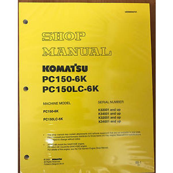 Komatsu Service PC150-6K Shop Repair Manual NEW #1 image