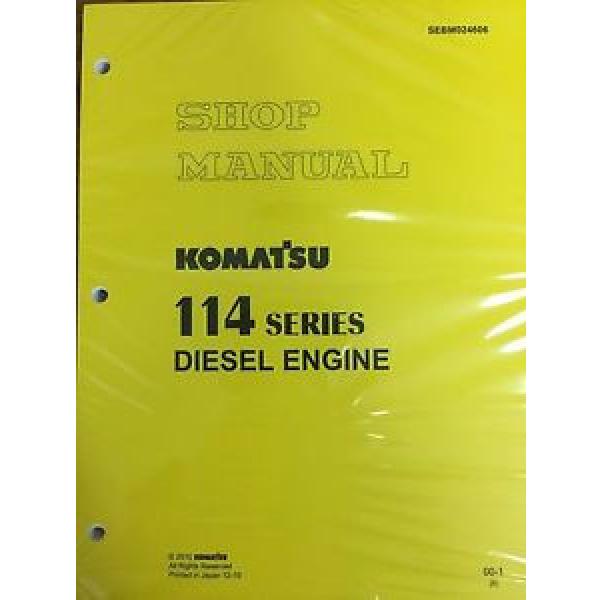 Komatsu 114 Series Engine Factory Shop Service Repair Manual #1 image