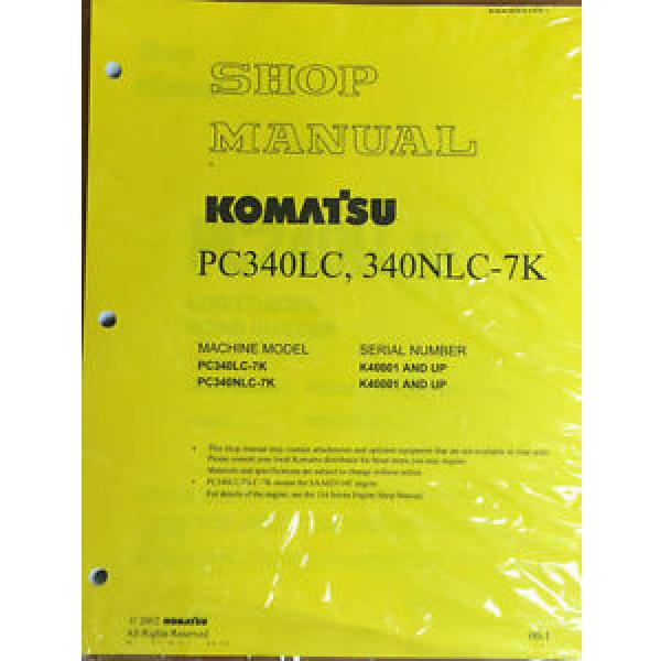 Komatsu PC340LC-7K, PC340NLC-7K Service Manual #1 image