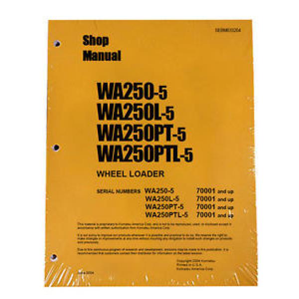 Komatsu WA250-5/L-5, WA250PT-5/PTL-5 Service Manual #1 image