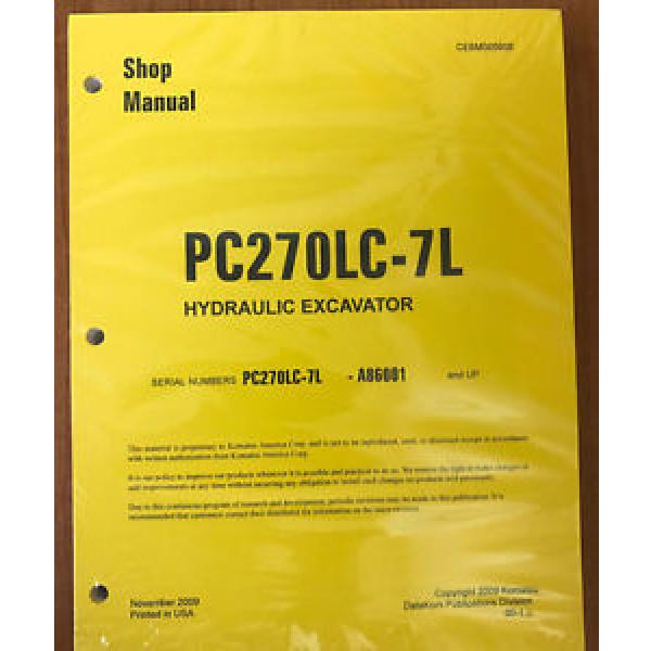 Komatsu Service PC270LC-7L Shop Repair Manual NEW #1 image