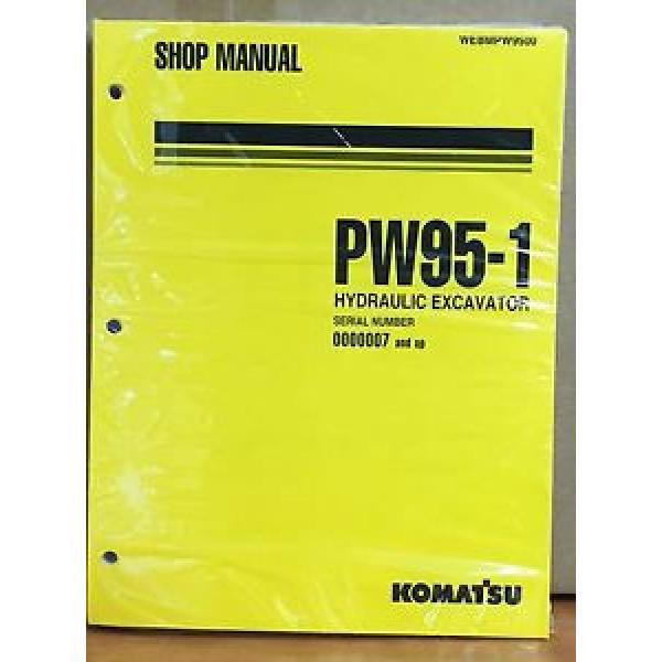 Komatsu Service PW95-1 Excavator Shop Manual NEW REPAIR #1 image