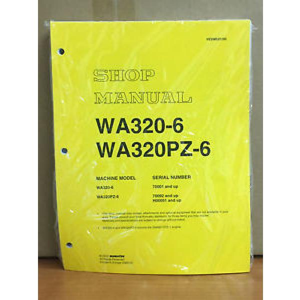 Komatsu WA320-6, WA320PZ-6 Wheel Loader Shop Service Manual (70092, H00051 &amp; up) #1 image