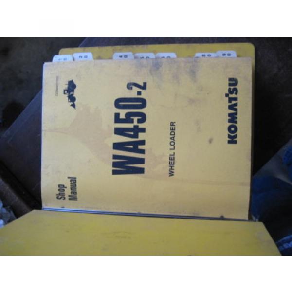 Komatsu OEM WA450-2 SHOP REPAIR SERVICE Manual Book #3 image