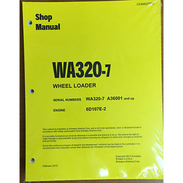 Komatsu WA320-7 Wheel Loader Shop Service Repair Manual #1 image