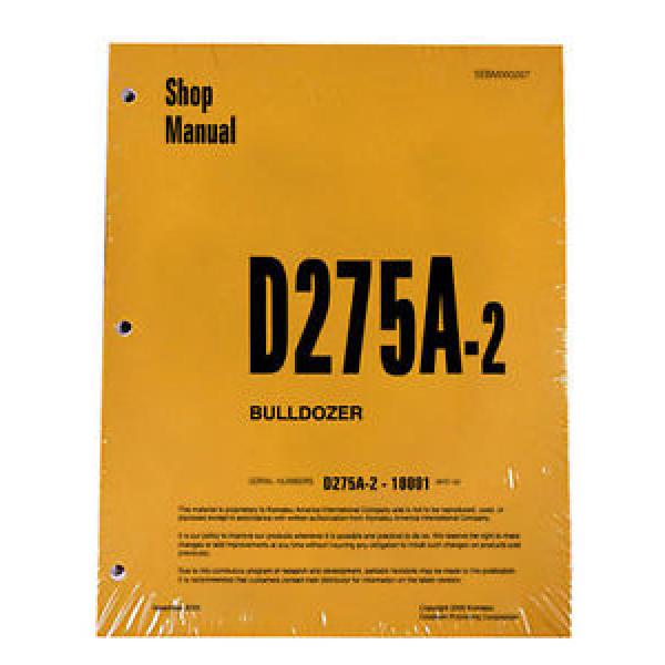 Komatsu D275A-2 Bulldozer Service Workshop Repair Printed Manual #1 image