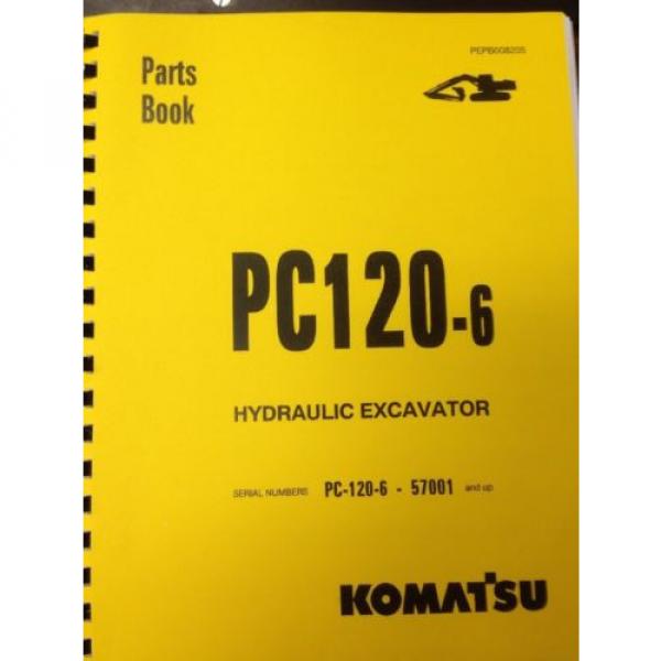 KOMATSU PC120-6 Hydraulic Excavator Parts Manual Book #1 image
