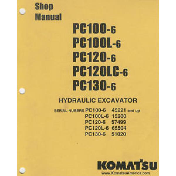 Komatsu Hyd Exc Shop Manual-PC100/120/130 #1 image