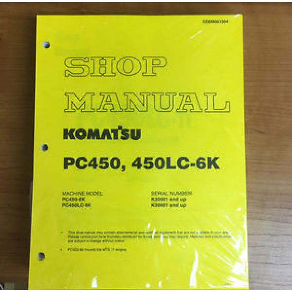 Komatsu PC450-6K, PC450LC-6K Service Repair Printed Manual #1 image