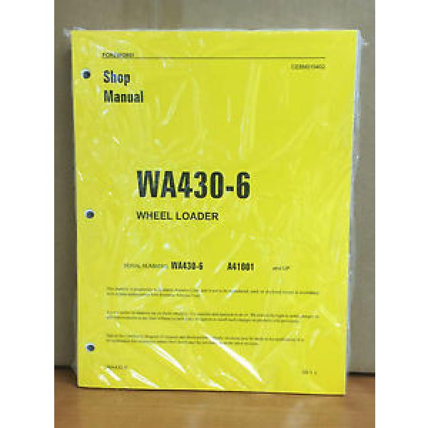 Komatsu WA430-6 Wheel Loader Shop Service Repair Manual (A41001 &amp; up) #1 image