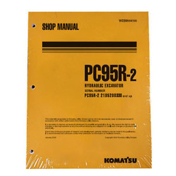 Komatsu Service PC95R-2 Excavator Shop Manual NEW #1 #1 image