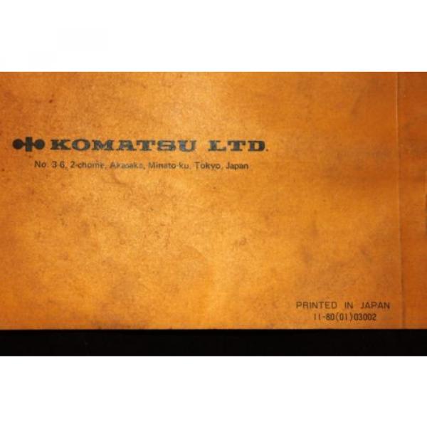 Komatsu attachment book shop Manual Catalog dozer crawler D355A #5 image