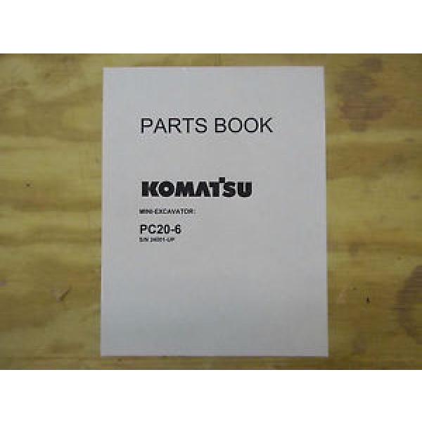 Komatsu PC20-6 mini excavator parts Manual #1 image