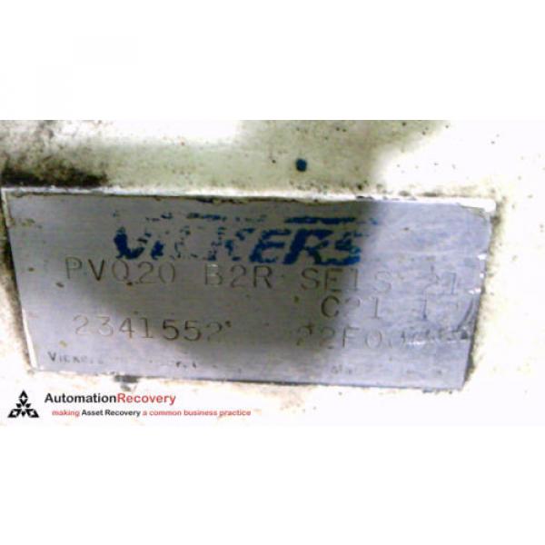 VICKERS PV020 B2R SE1S 21 C21 12, HYDRAULIC AXIAL PISTON PUMP, 3000PSI #215430 #4 image
