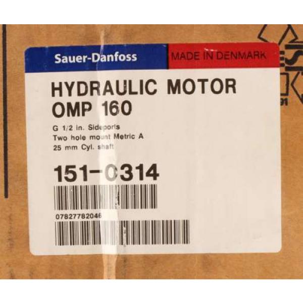 New 151-0314 Sauer-Danfoss OMP160 Hydraulic Motor #5 image