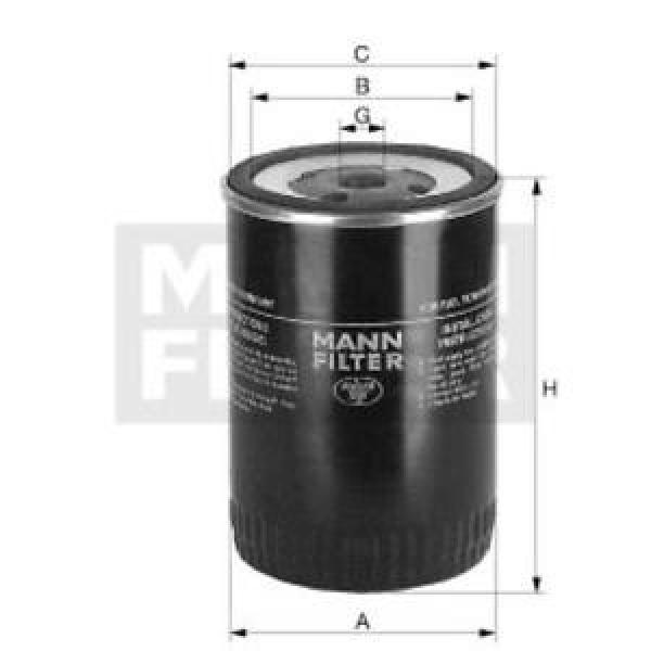 Original MANN-FILTER Kraftstofffilter WK 723 (10) Fuel Filter #1 image