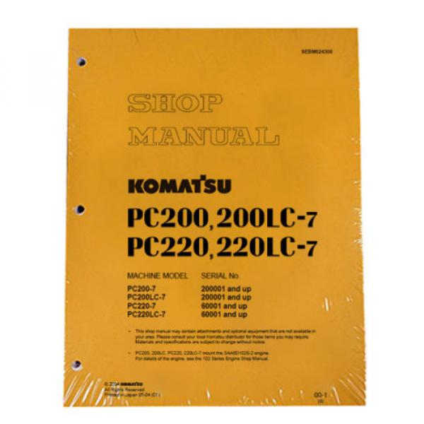 Komatsu Service PC200-7/PC200LC-7/PC220-7/LC-7 Manual #1 image