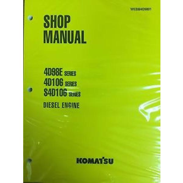 Komatsu 4D98E 4D106 S4D106 Series Engine Factory Shop Service Repair Manual #1 image