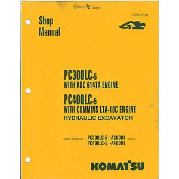 Komatsu PC300LC-5 PC400LC-5 Excavator Shop Manual #1 image