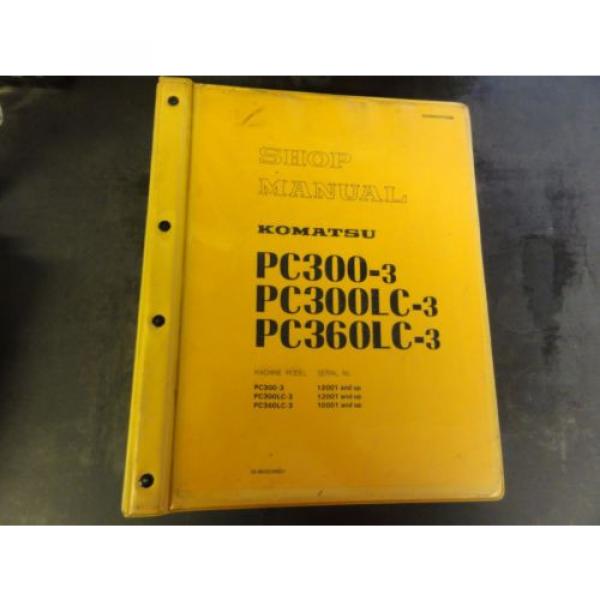 Komatsu PC300-3 PC300LC-3 PC360LC-3 Excavator Shop Manual #1 image