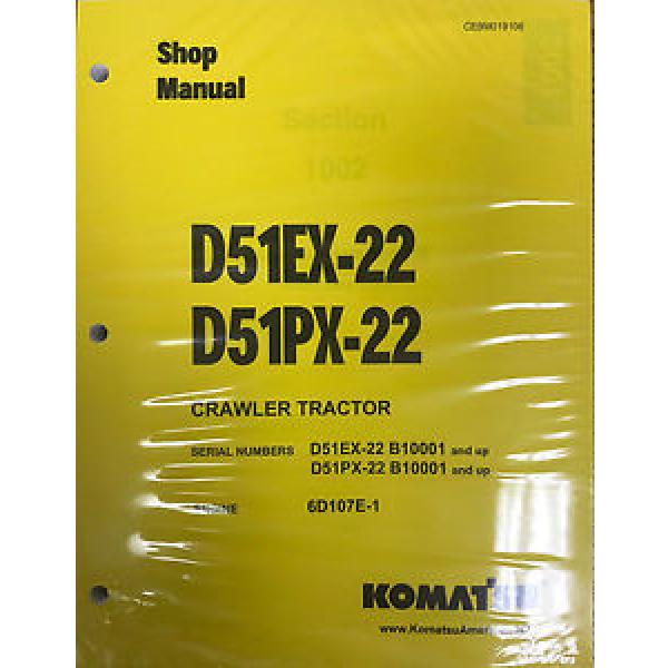 Komatsu D51EX-22 D51PX-22 Dozer Service Repair Shop Manual #1 image