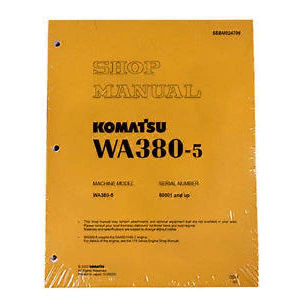 Komatsu WA380-5 Wheel Loader Service Repair Manual #1 image