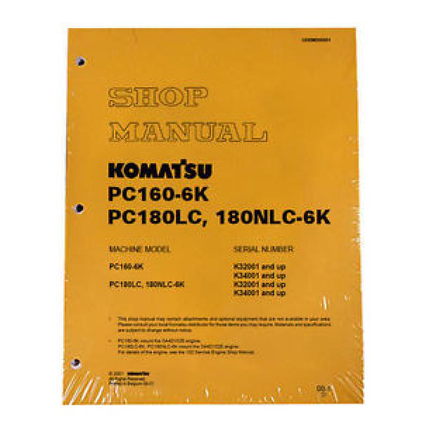Komatsu Service PC160-6K, PC180LC-6K/NLC-6K Shop Manual #1 image