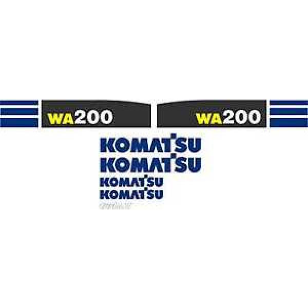 Komatsu Wheel Loader WA200 - Decal Graphics Set #1 image