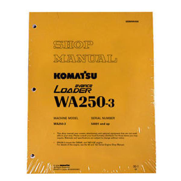 Komatsu WA250-3 Wheel Loader Service Shop Manual #1 #1 image