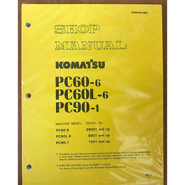 Komatsu PC60-6 60L- PC90-1 REPAIR SERVICE MANUAL EXCAVATOR #1 image
