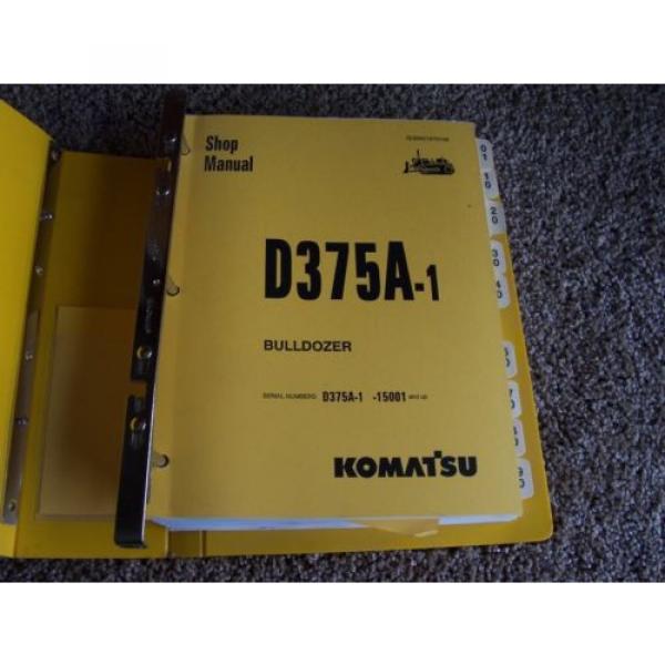 Komatsu D375A-1 15001- Bulldozer Dozer Shovel Factory Service Shop Manual #1 image