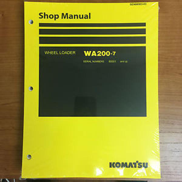 Komatsu WA200-7 Wheel Loader Shop Service Repair Manual #1 image