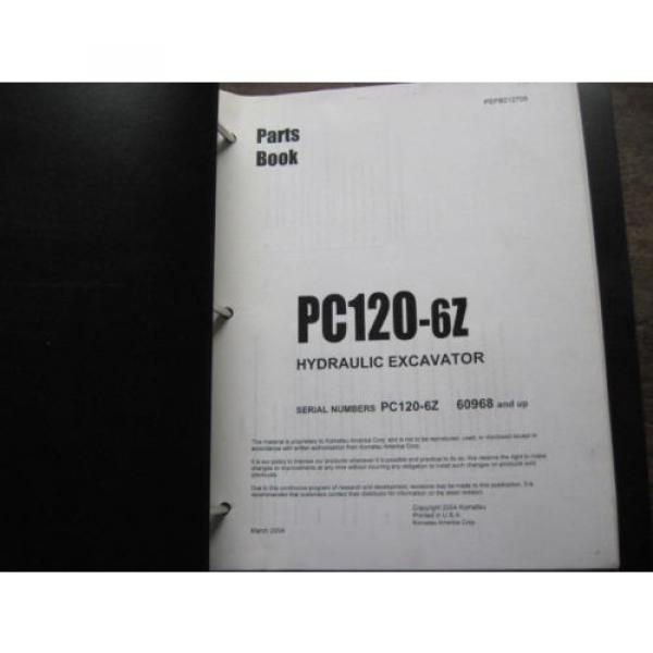 Komatsu Excavator PC120-6Z SHOP SERVICE REPAIR Manual Book #2 image