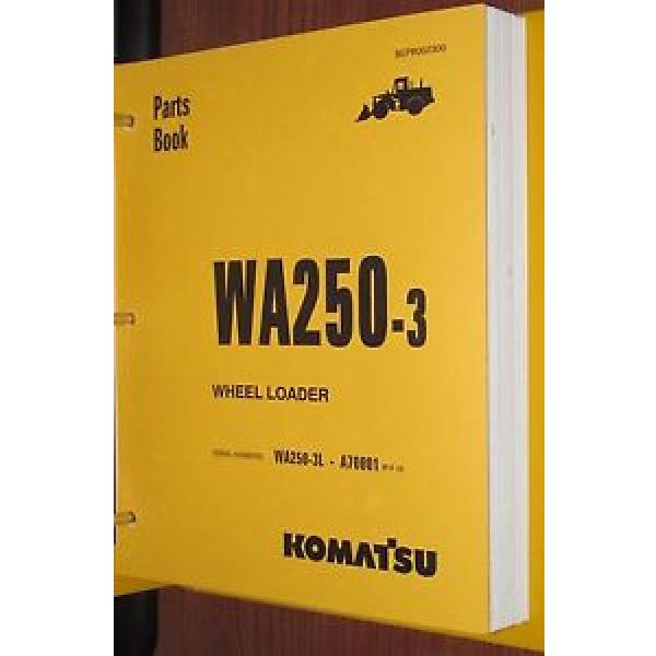 PARTS MANUAL FOR WA250-3L SERIAL A70000 KOMATSU WHEEL LOADER #1 image
