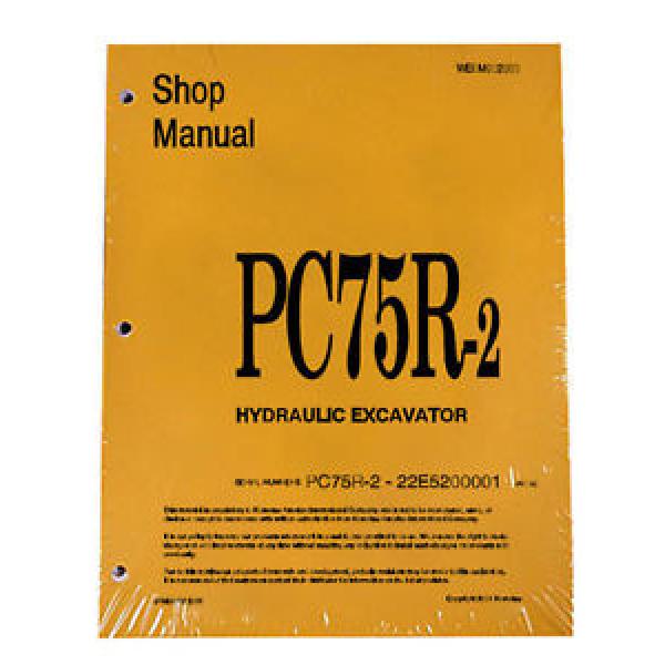 Komatsu Service PC75R-2 Excavator Shop Manual NEW #2 #1 image