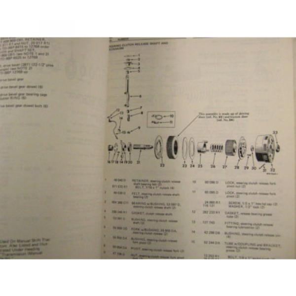 KOMATSU DRESSER TD-9 SERIES B CRAWLER TRACTOR BULLDOZER PARTS BOOK MANUAL 1974 #4 image