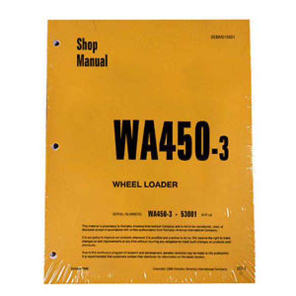 Komatsu WA450-3 Wheel Loader Service Repair Manual #1 #1 image