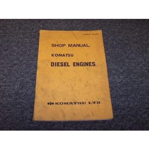 Komatsu 4D115-4 4D120-8 4D120-10 Diesel Engine Shop Service Repair Manual Guide #1 image