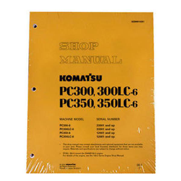 Komatsu Service PC300-6/PC300LC-6/PC350-6/LC-6 Manual #1 image