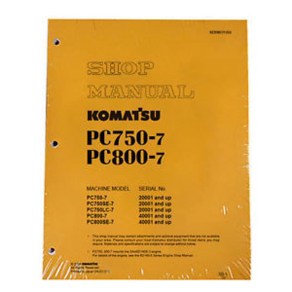 Komatsu PC750-7/LC/SE-7, PC800-7/SE-7 Service Manual #1 image